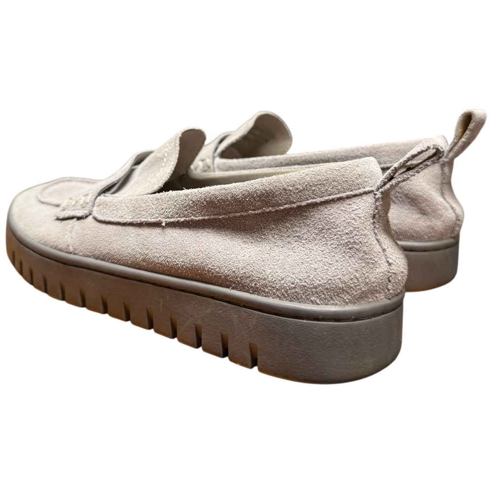 VIONIC Uptown Loafers Size 7.5 Grey Suede Lug Sole Slip On Orthotic Arch Support - Picture 8 of 14